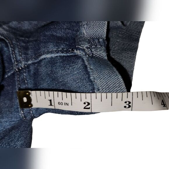 Levi's Denim Girls Shorty Shorts Adjustable Waist Size 10‎ Regular - Picture 2 of 8